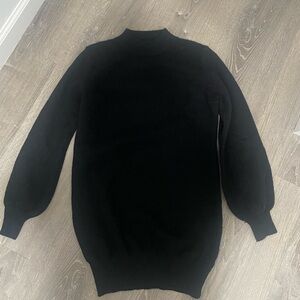 Black Long Sleeve Sweater Dress Size Medium